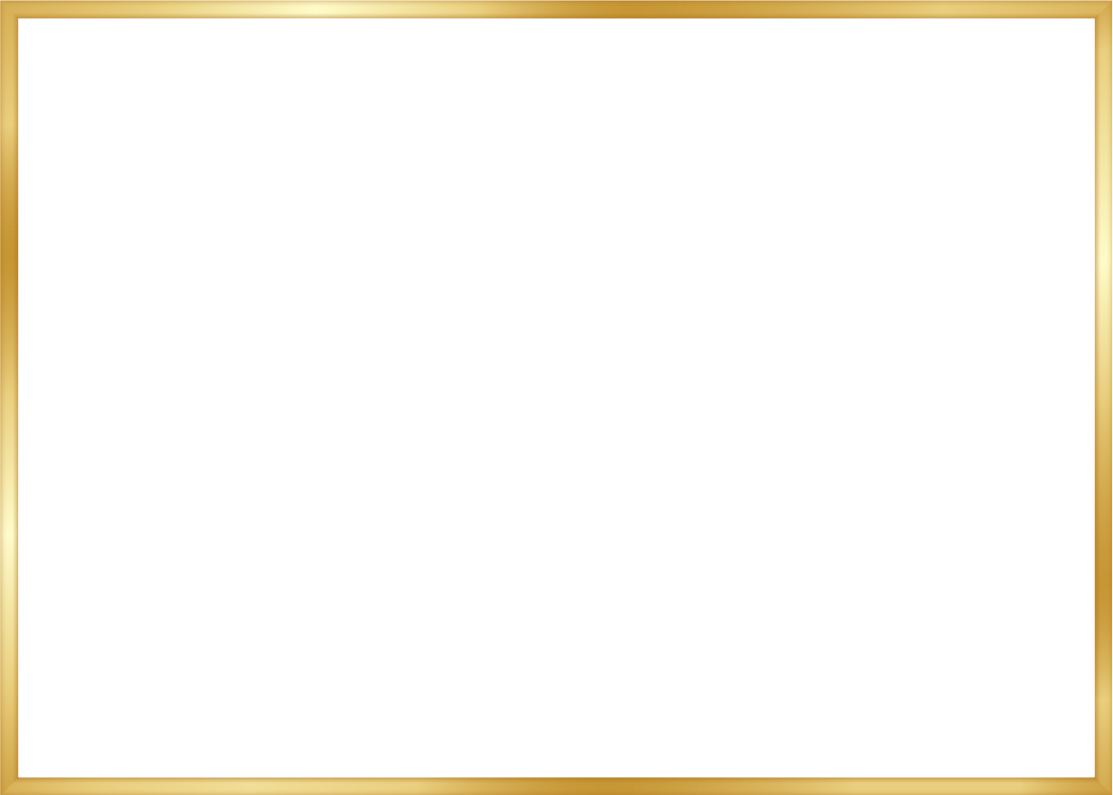 Gold rectangle border